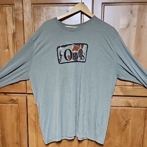 Orvis Sage Green Sun Protection Graphic Long Sleeve Fishing Tee XXL
